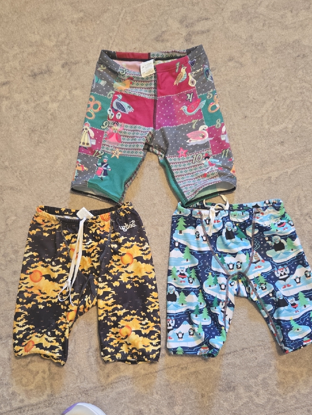 Boys Size 24 Holiday Swim Jammers Uglies